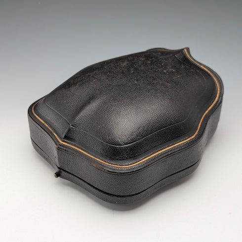 1892 British antique sterling silver sugar shaker pair, 145g total, Possibly Sibray Hall & Co, case included